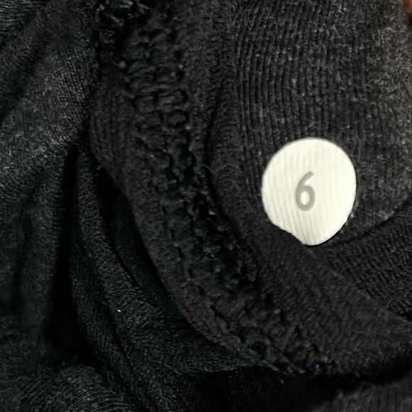 Lululemon Rulu Rally Wrap Black 6 Jacket Cardigan Sweater Snap Button Closure - Picture 9 of 16